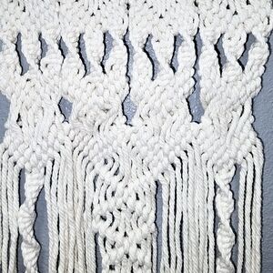 Two-piece set Macrame wall hanging.